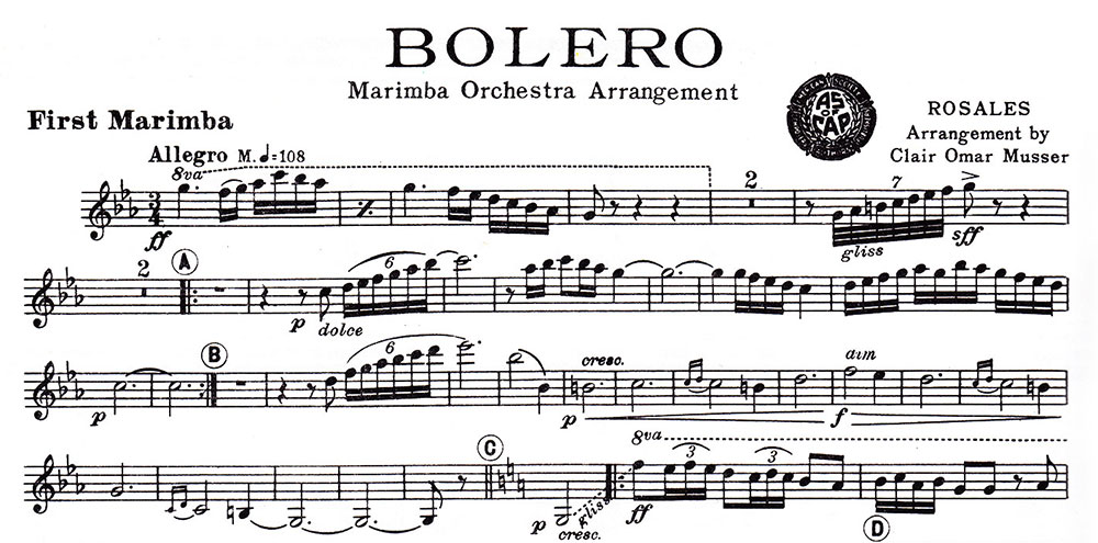 – of Eustasio Marimba Eustasio Rosales Bolero” by Rosales for The Archives